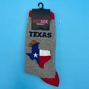 NWT- Hot Sox Texas Socks